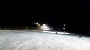 zjazdovka osvetlenie lyžiarskej zjazdovky